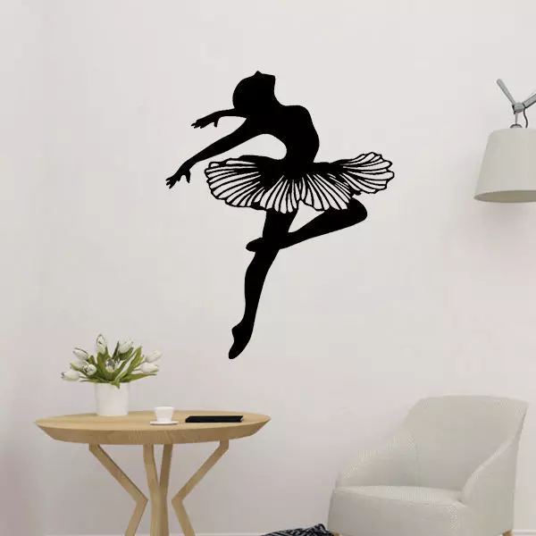 Female Dancer Bale 2D Decor 3D print model_0