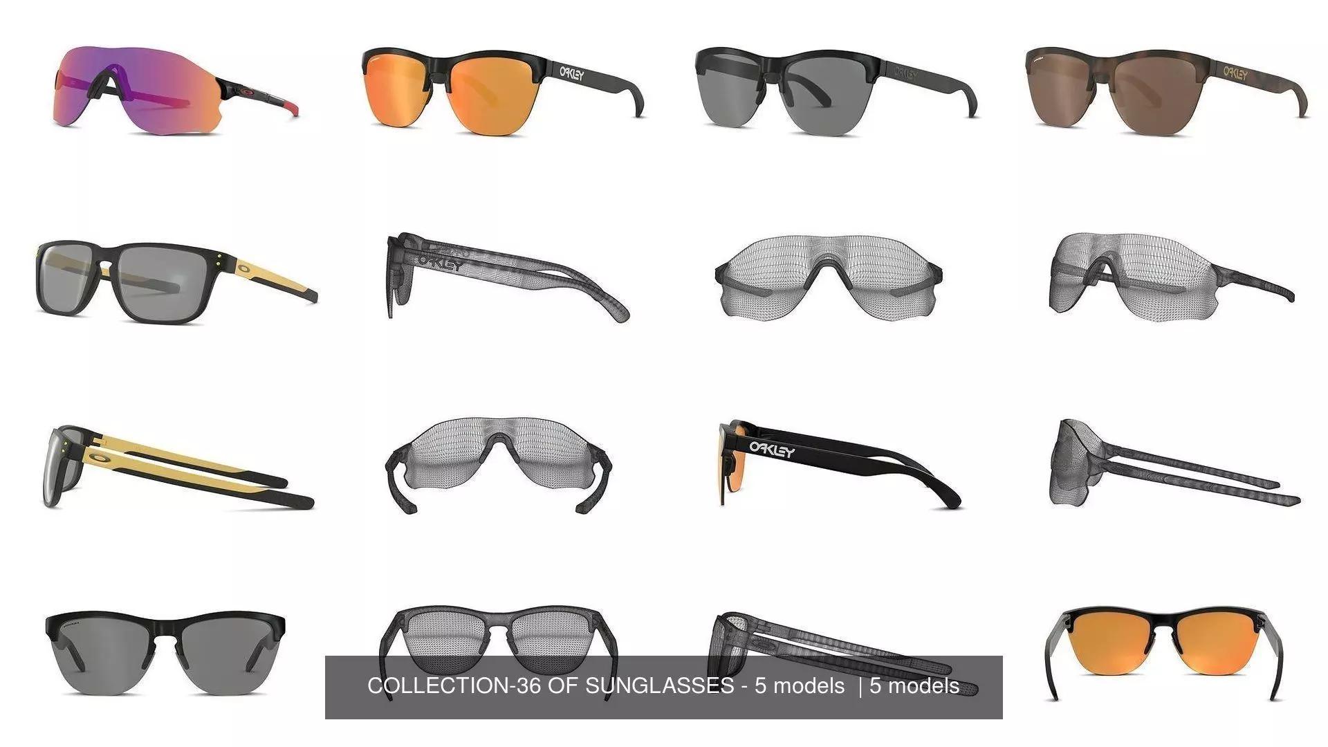 COLLECTION-36 OF SUNGLASSES - 5 models _0