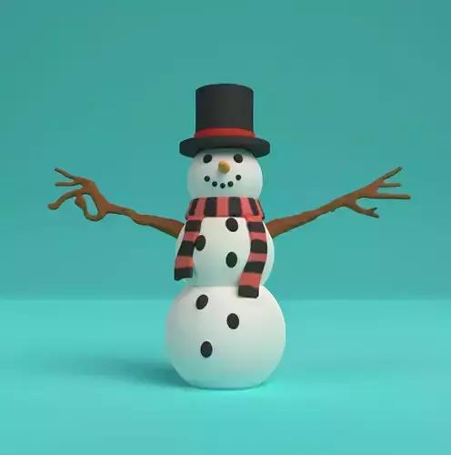SNOWMAN Free 3D print model SNOWMAN Free 3D print model