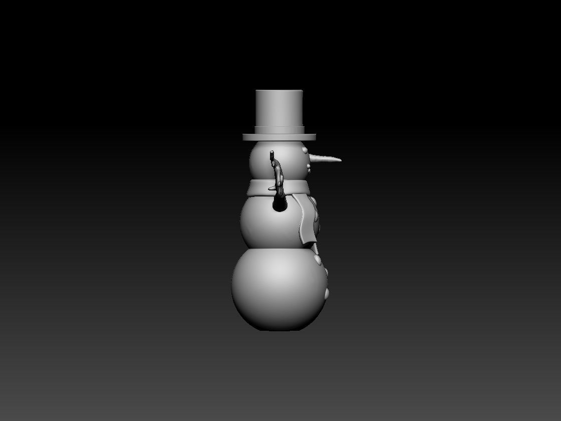 SNOWMAN Free 3D print model_8