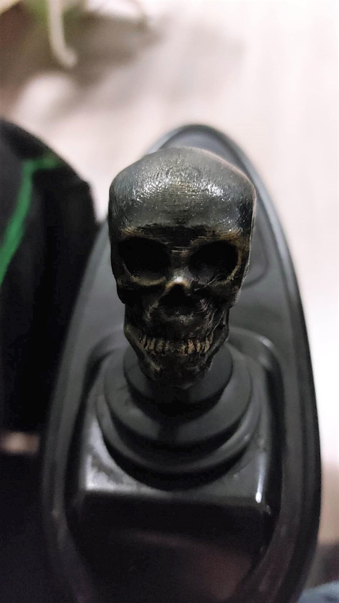 Skull Controller Knob for 3D print and use as base mesh 3D print model_1