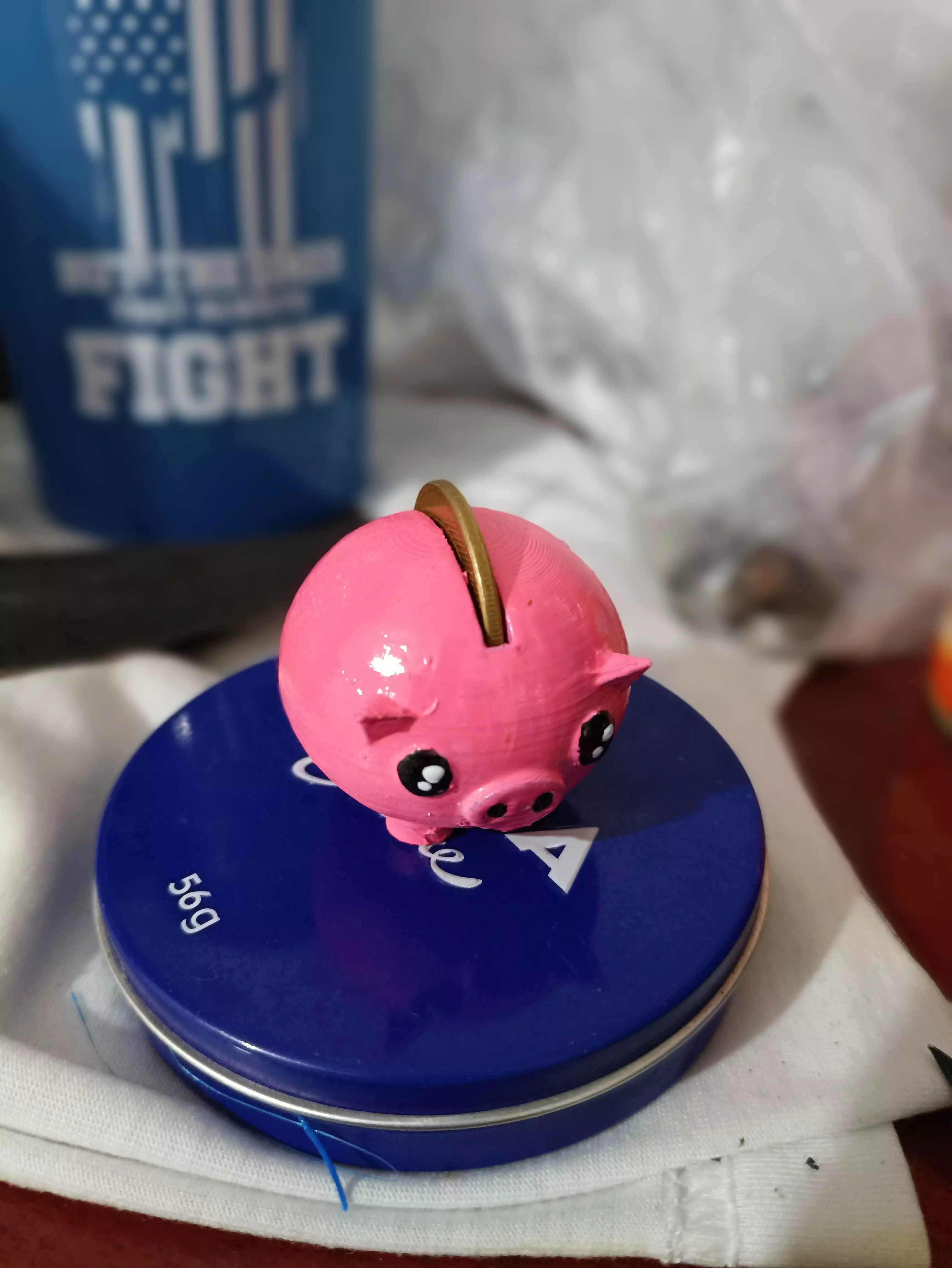CUTE PIGGY BANK 3D print model