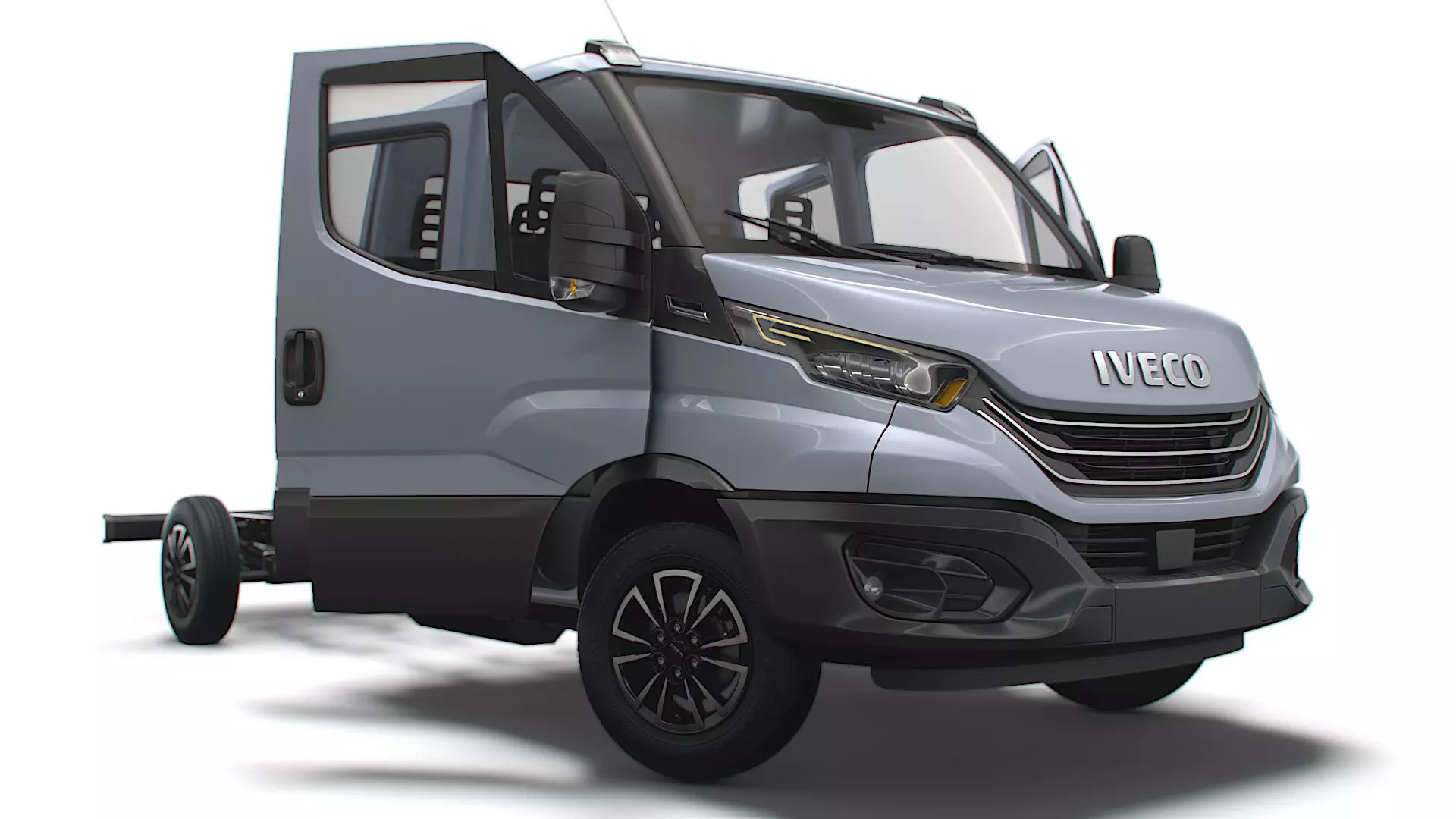 Iveco Daily Crew Cab L4 Chassis 2023 3D model