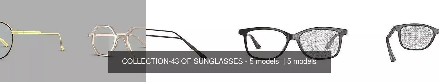 COLLECTION-43 OF SUNGLASSES - 5 models _0