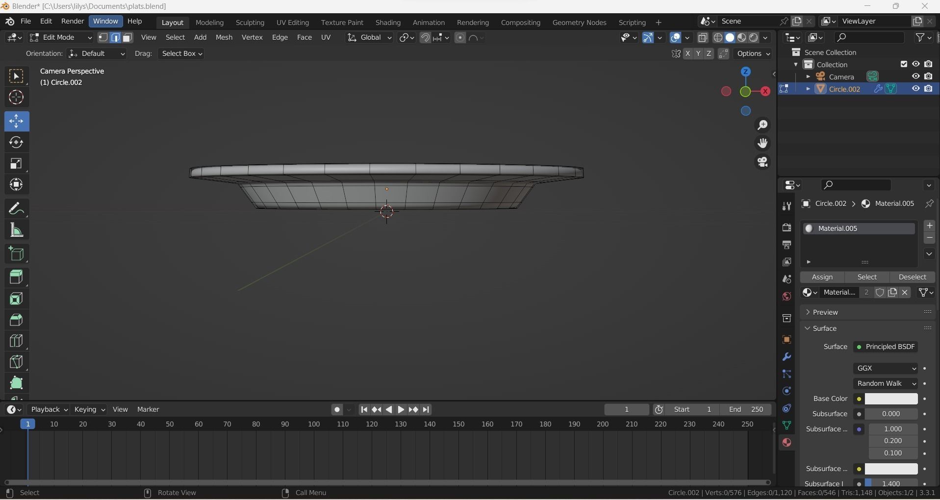 dish plate 3D model_5