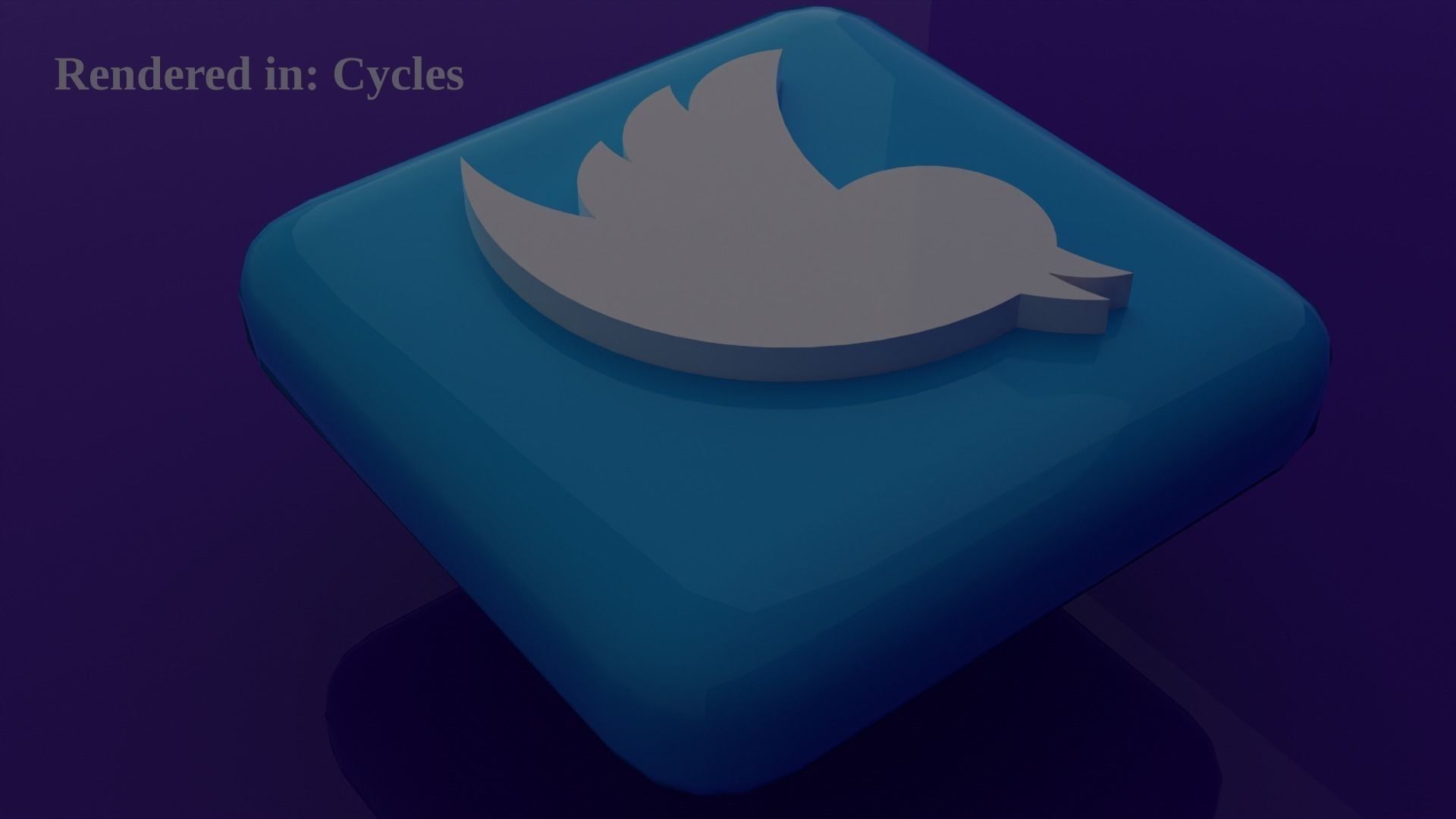 10 Most popular Social medias Icons  Pack  Low-poly 3D model_5