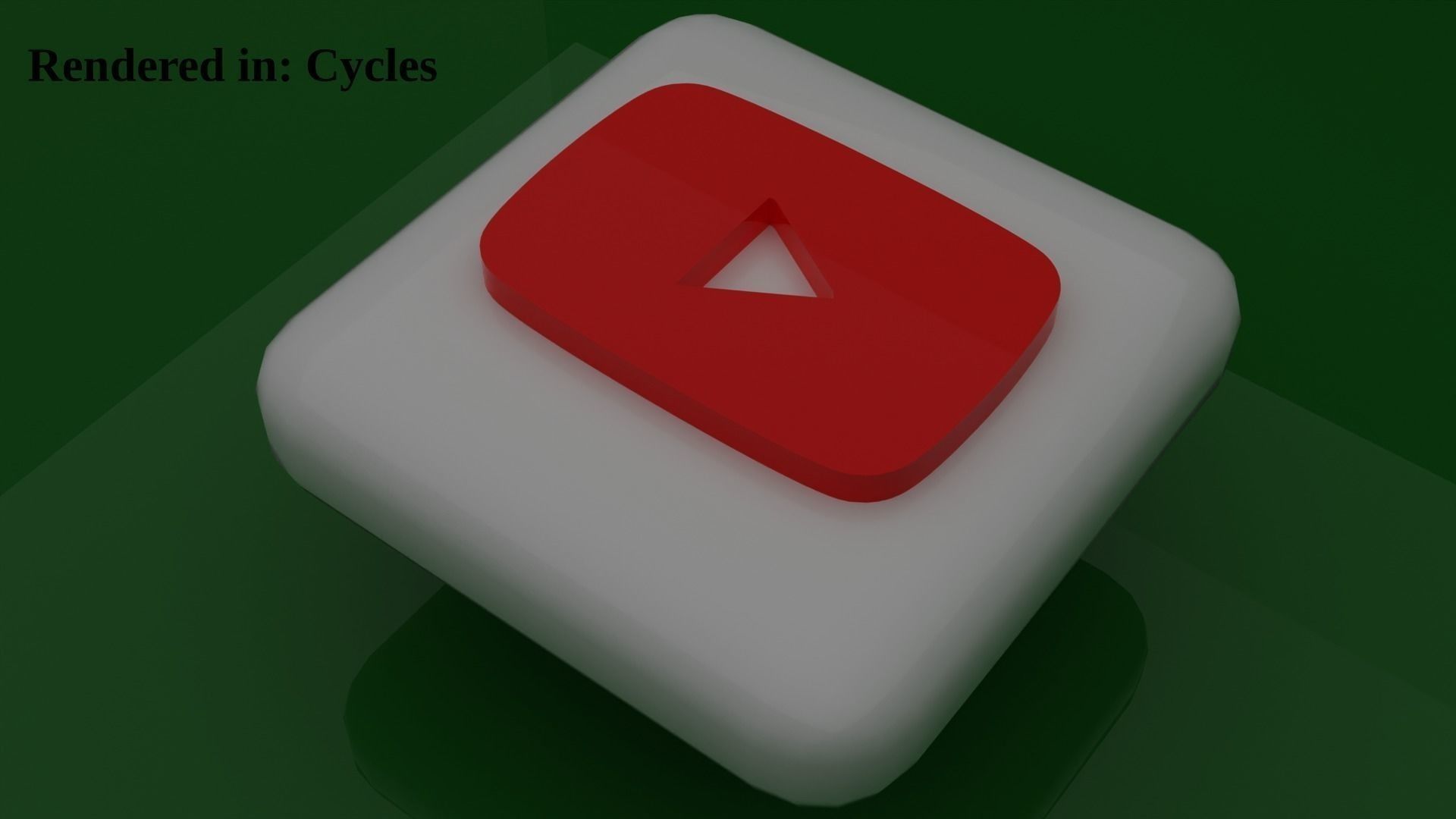 10 Most popular Social medias Icons  Pack  Low-poly 3D model_10