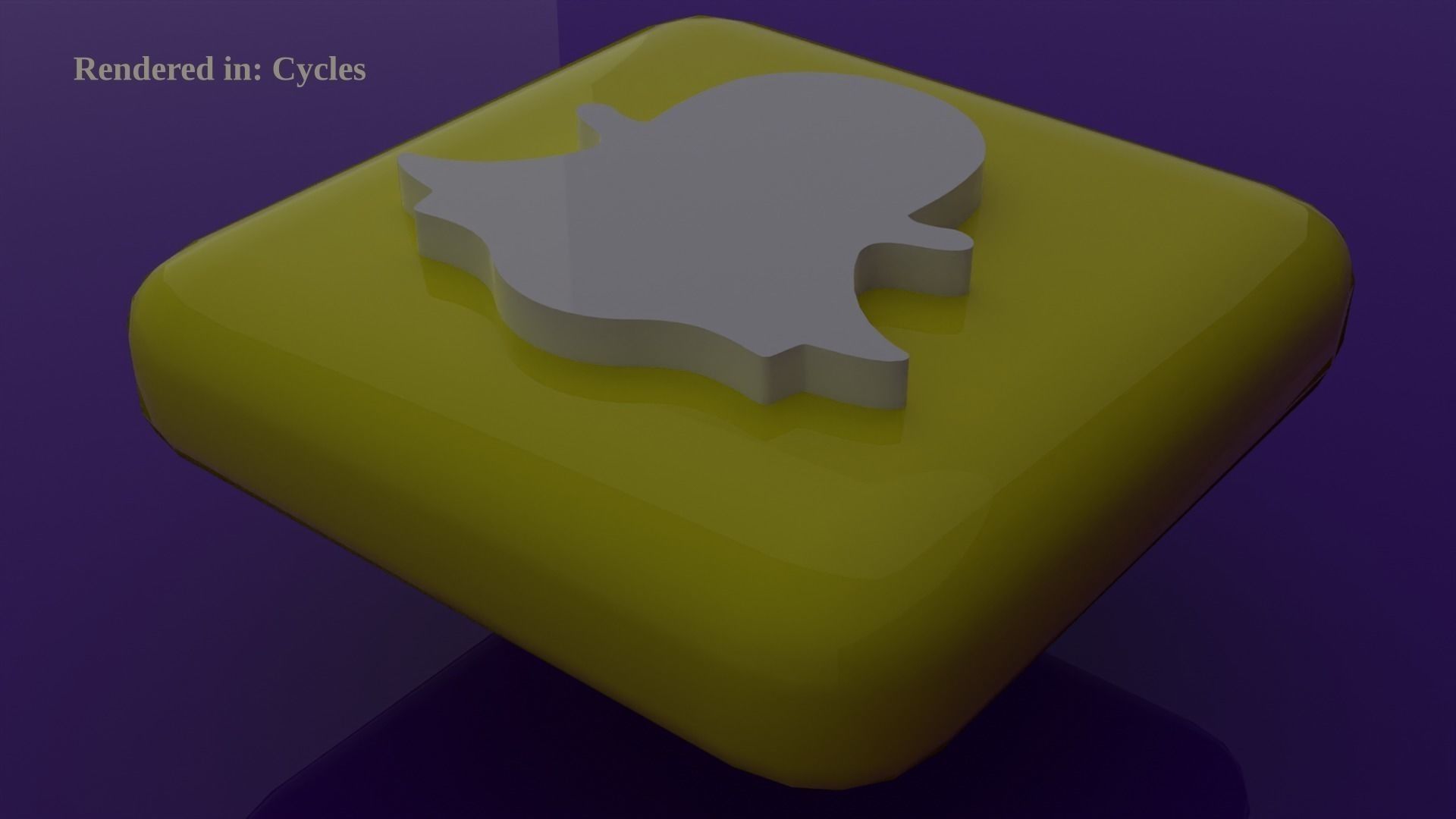 10 Most popular Social medias Icons  Pack  Low-poly 3D model_6