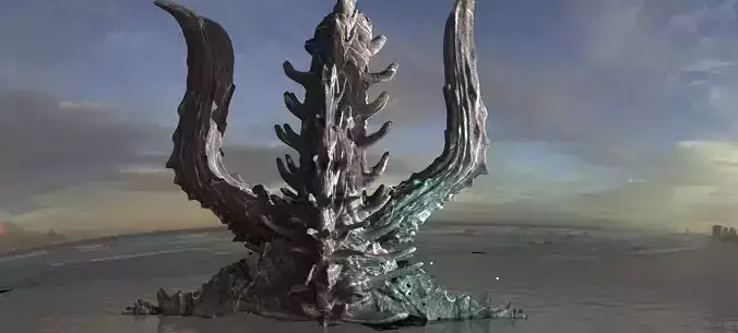 Dark Alien Dragon God Bone Massive 4