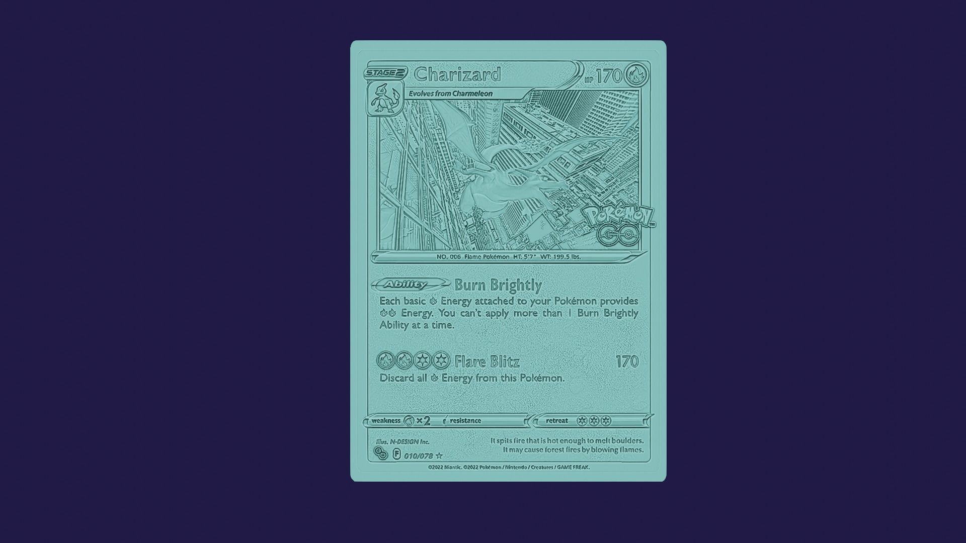 CHARIZARD POKEMON GO 3D print model_1