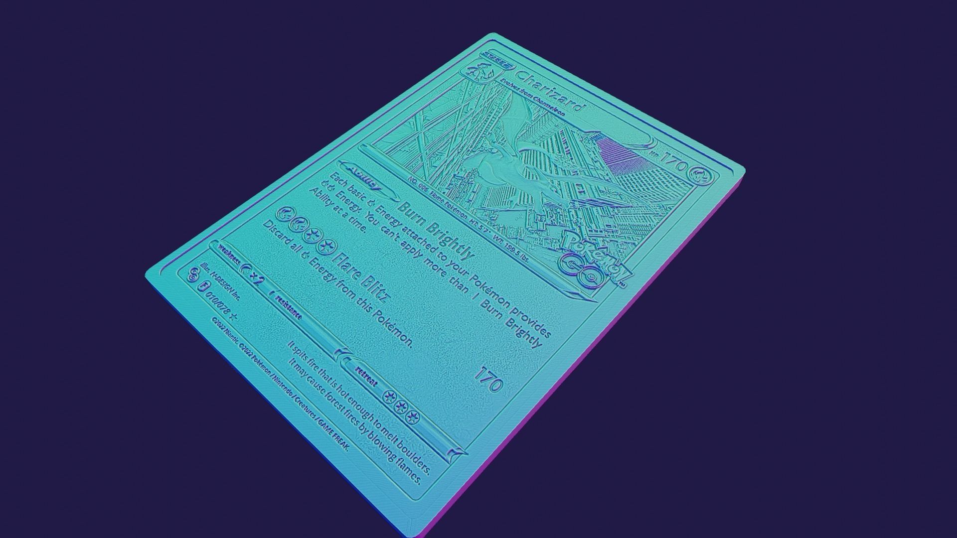 CHARIZARD POKEMON GO 3D print model_3