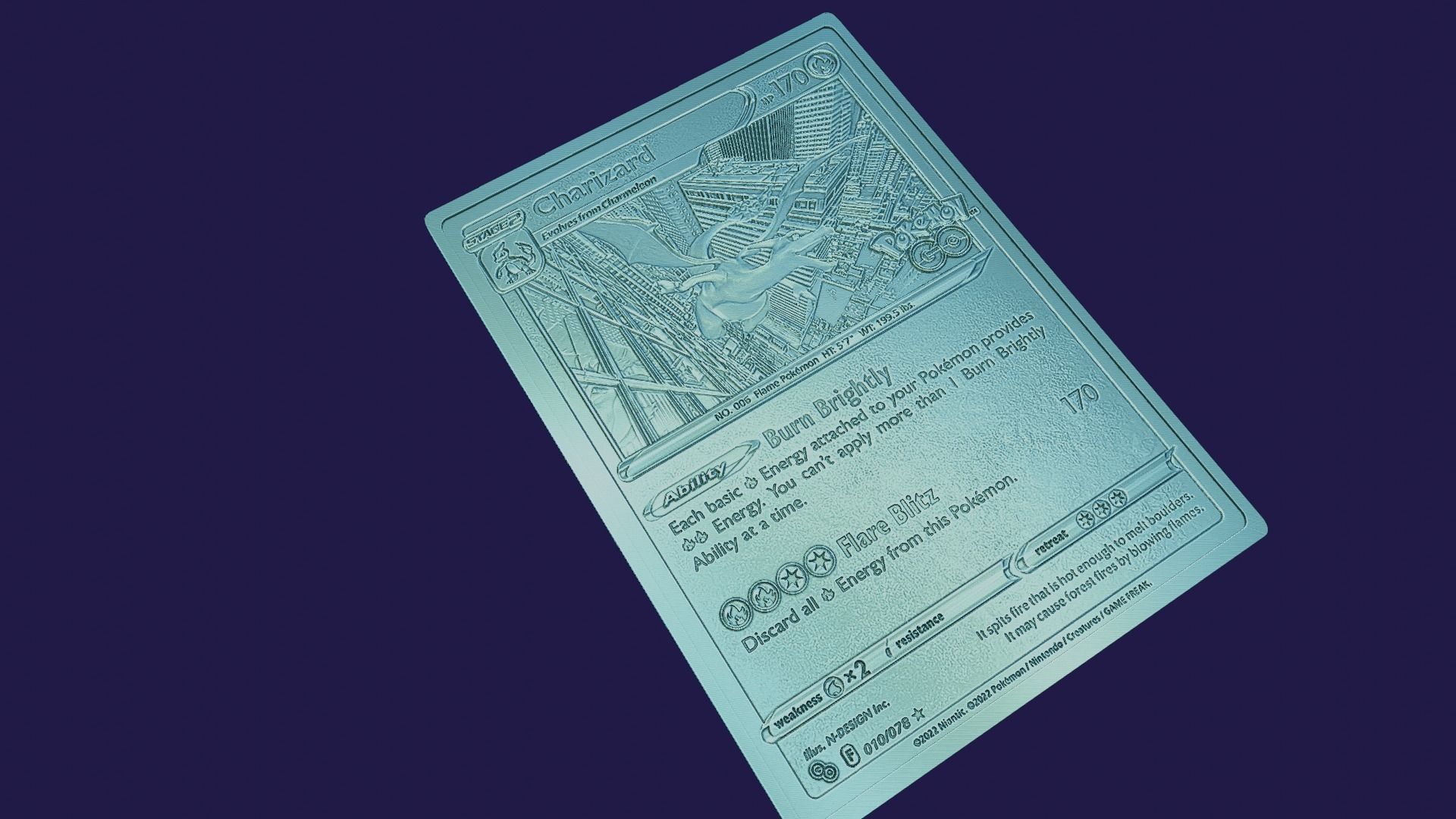 CHARIZARD POKEMON GO 3D print model_2