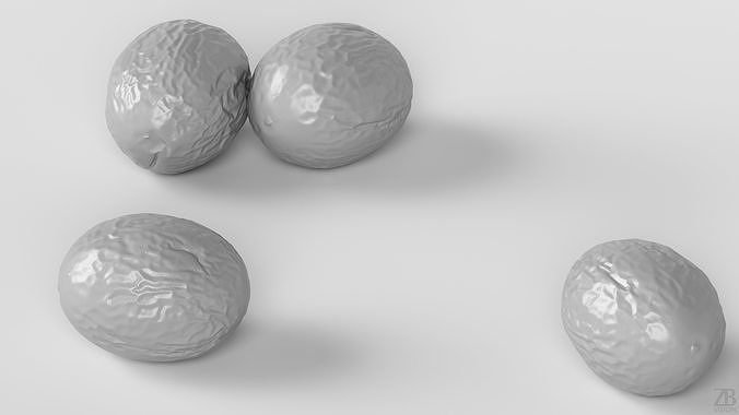 Passion Fruit 3D model 4