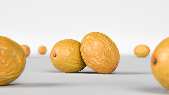Passion Fruit 3D model 2