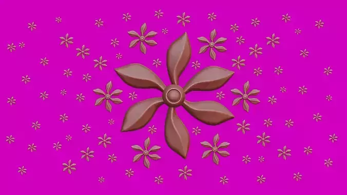 Flower Pattern Free 3D print model