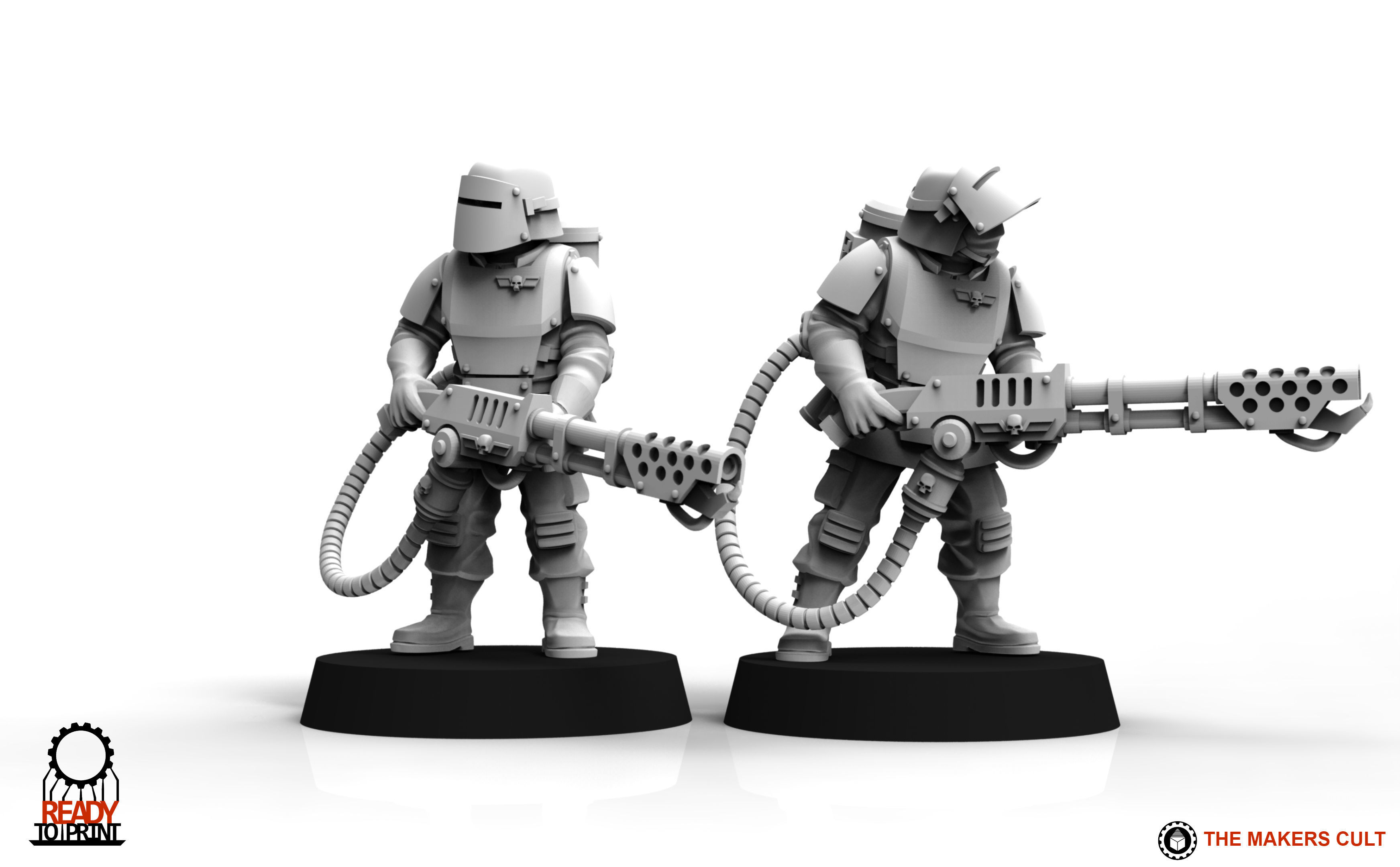 Universal Guard - Heavy Flamer 3D print model_5