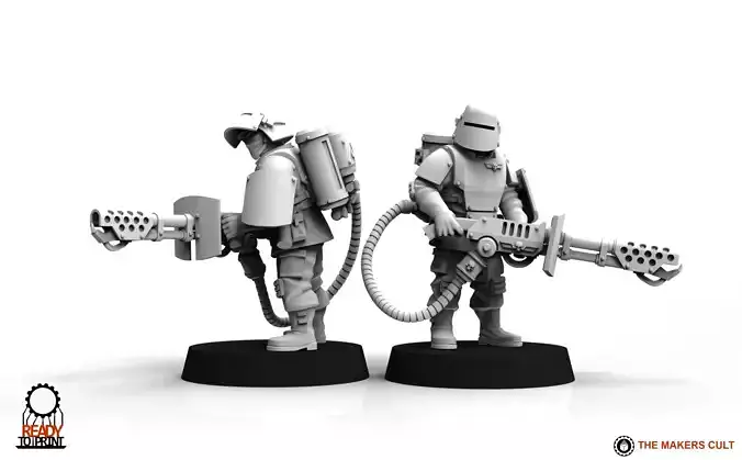 Universal Guard - Heavy Flamer 3D print model