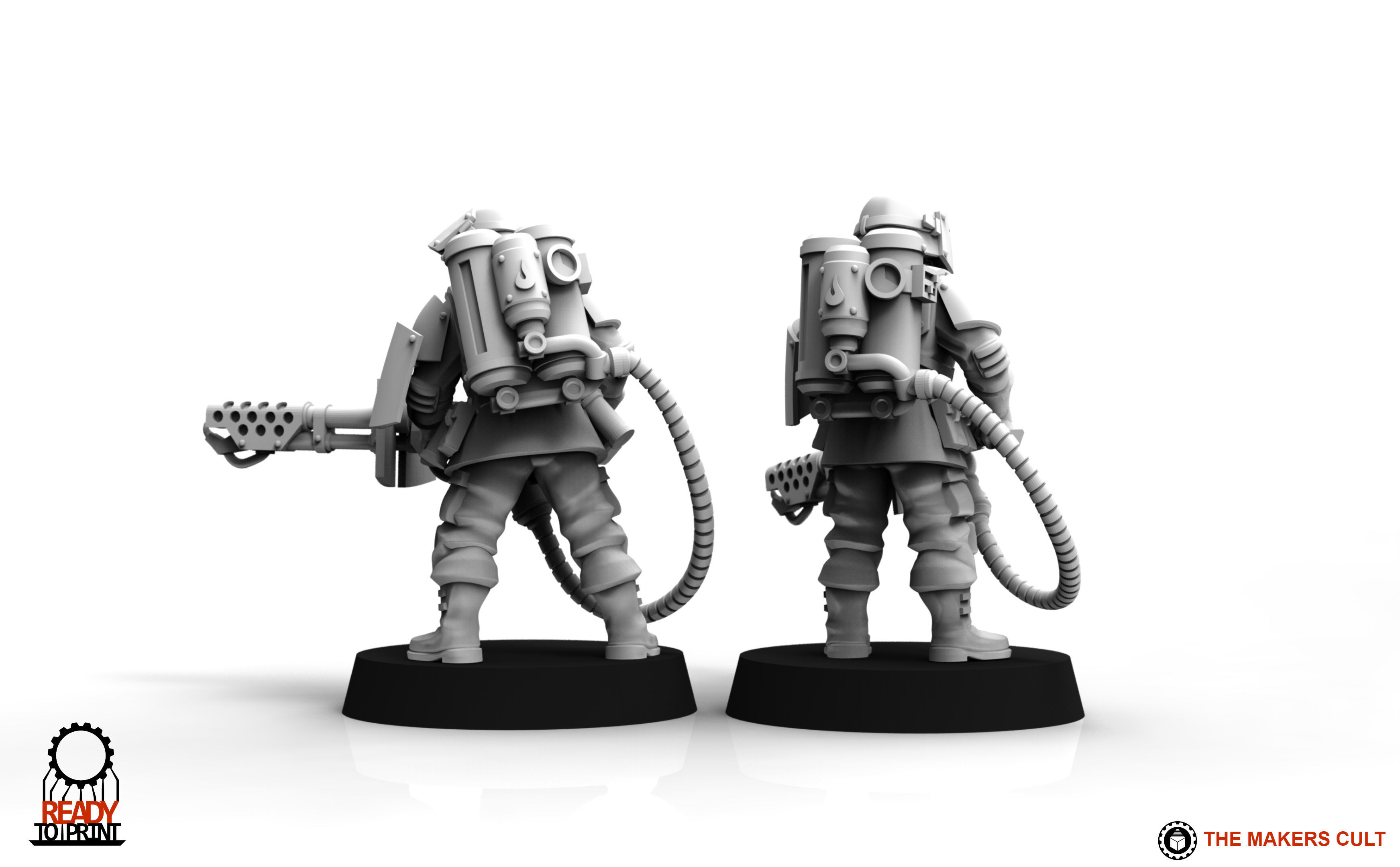 Universal Guard - Heavy Flamer 3D print model_8