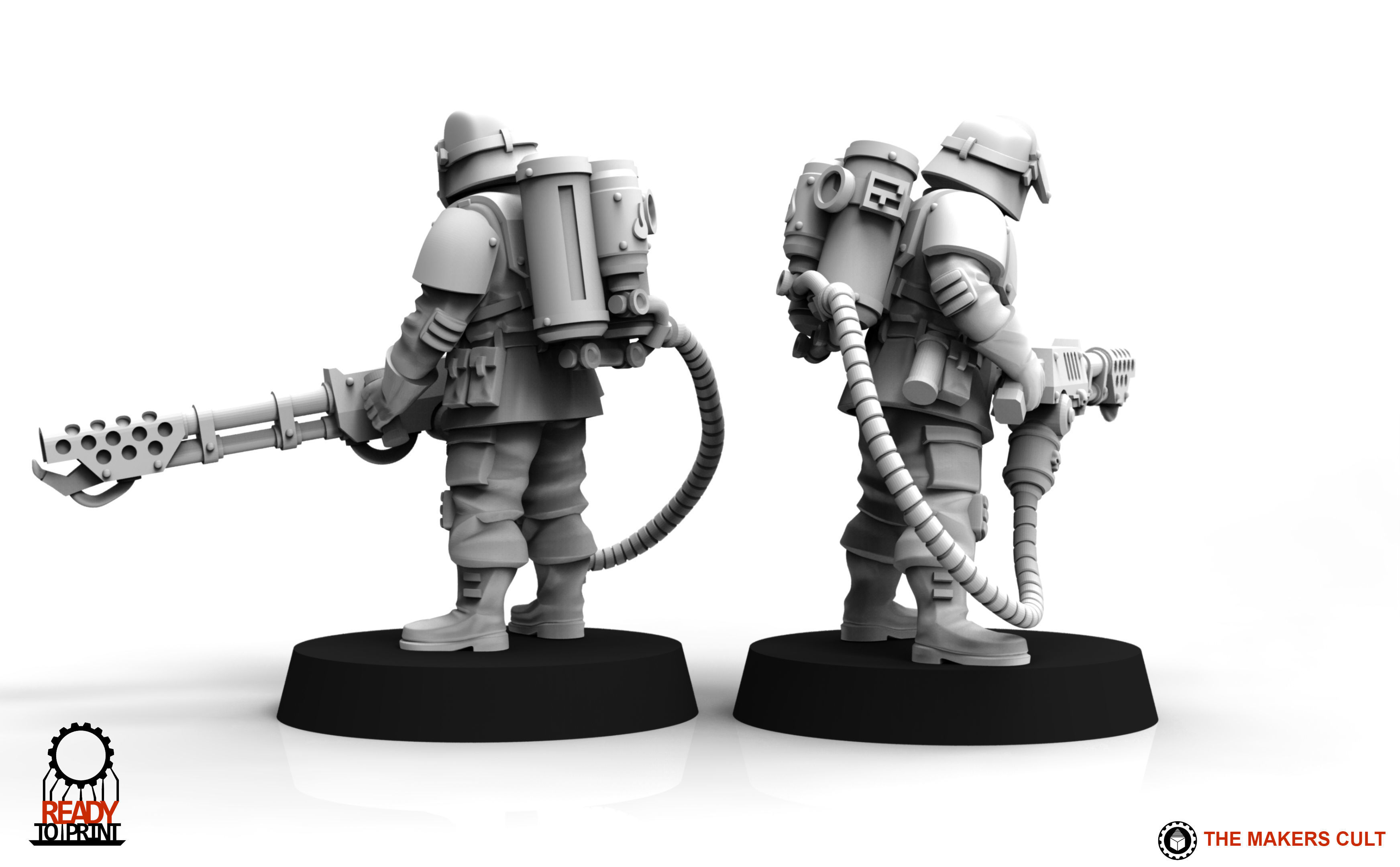 Universal Guard - Heavy Flamer 3D print model_7