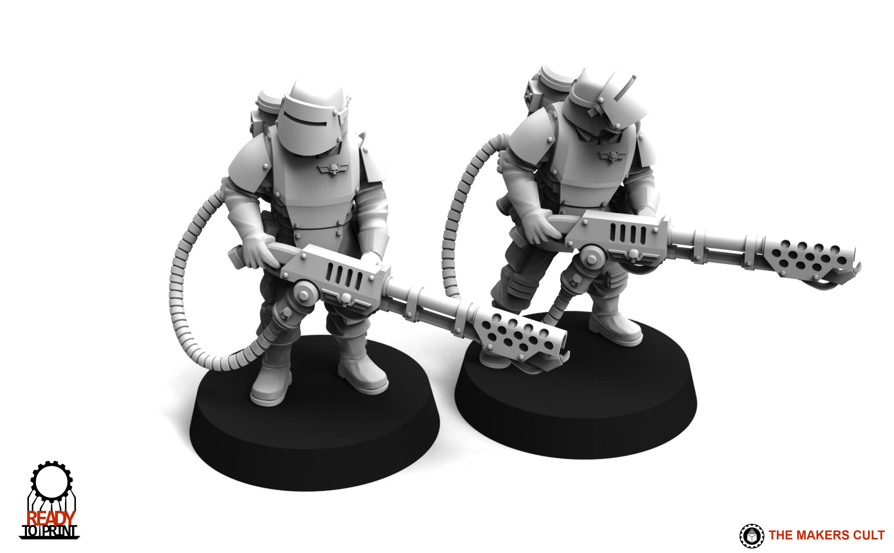 Universal Guard - Heavy Flamer 3D print model_6