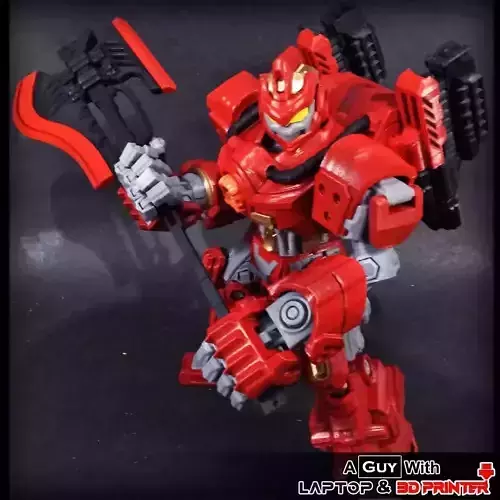 3D Printed Action Figure - Magic Gear