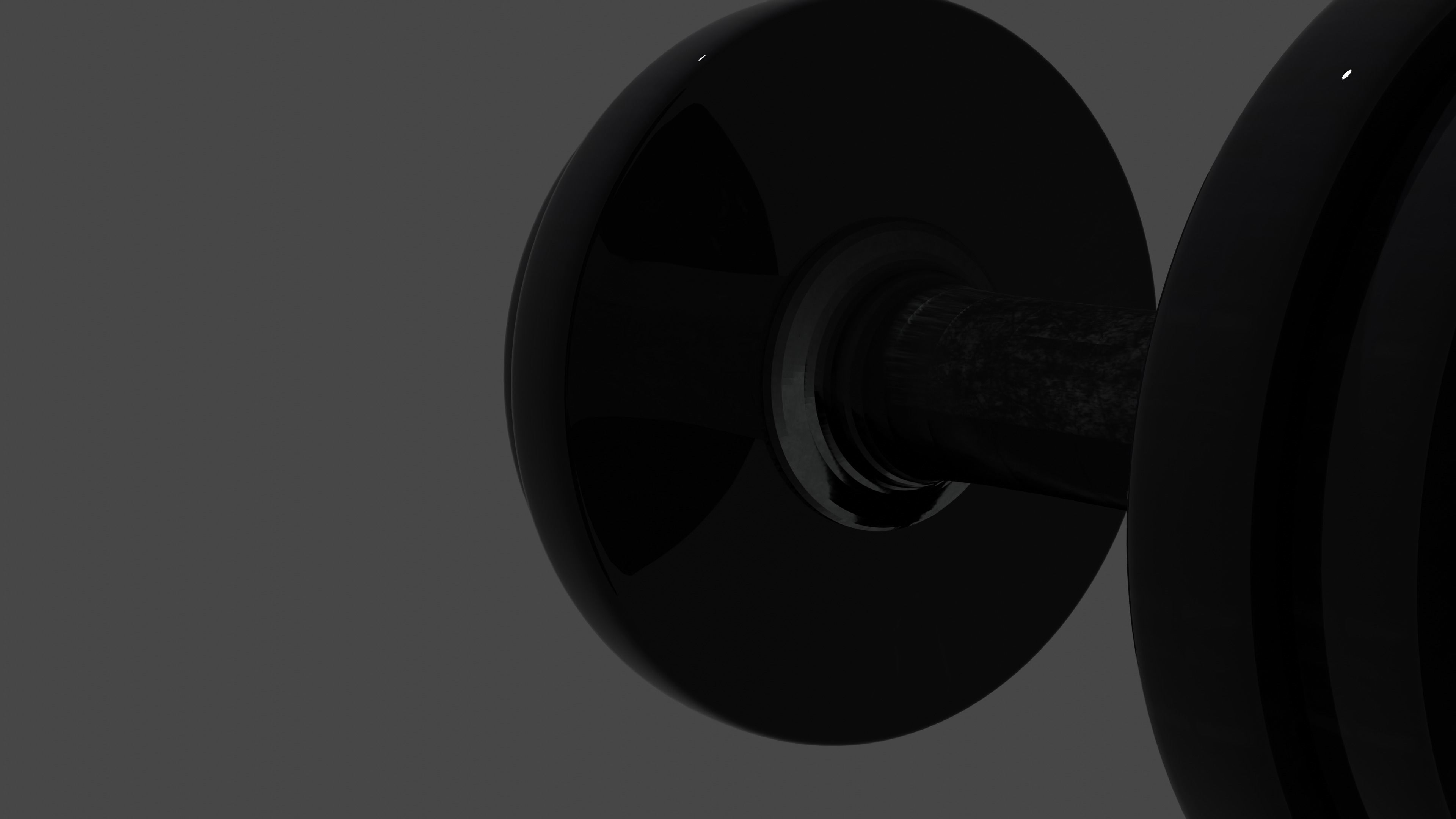 200LB Dumbbell Made in Blender Photoshop and Substance Painter Low-poly 3D model_4