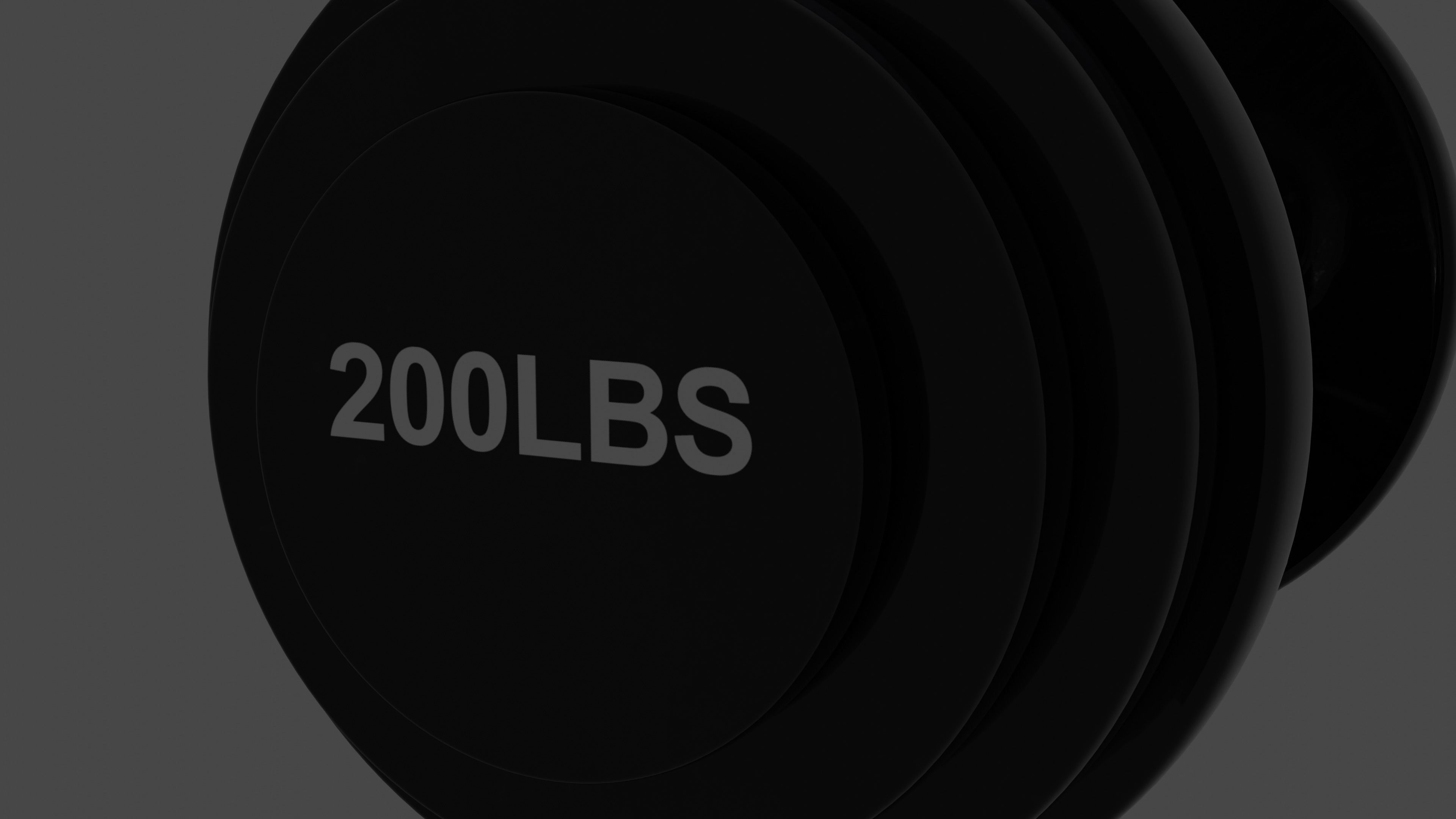 200LB Dumbbell Made in Blender Photoshop and Substance Painter Low-poly 3D model_3