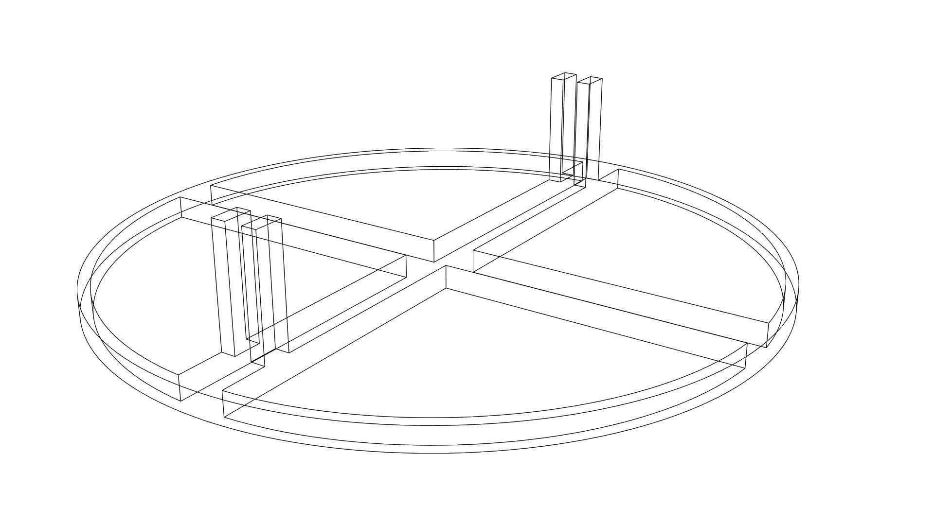 Spider web coaster 3D print model_5