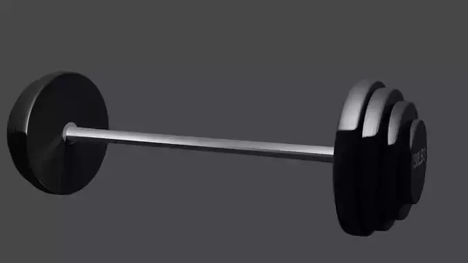 750LB Barbell Made In Blender Substance Painter and Photoshop