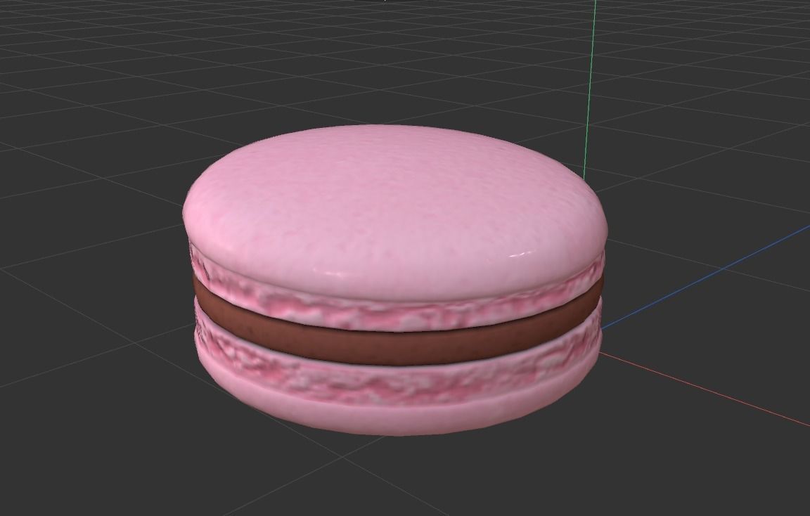 Macaroons macaron 3D model_8