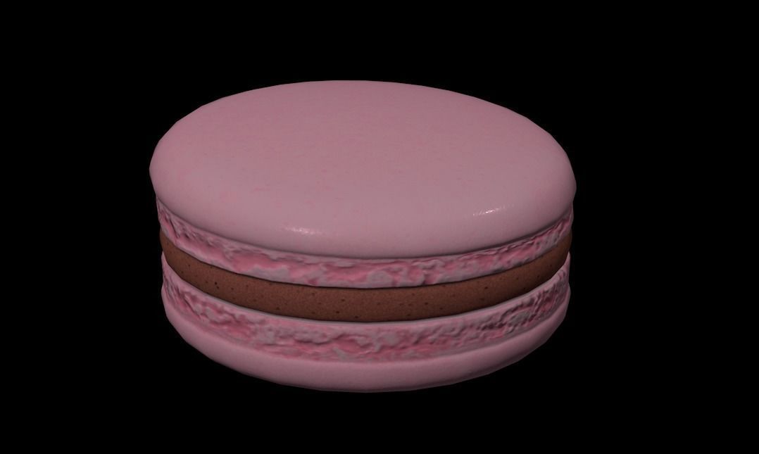 Macaroons macaron 3D model_11