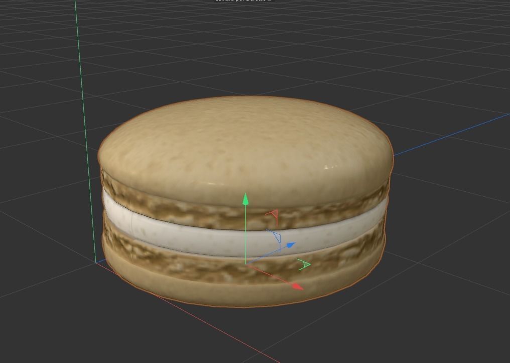 Macaroons macaron 3D model_9