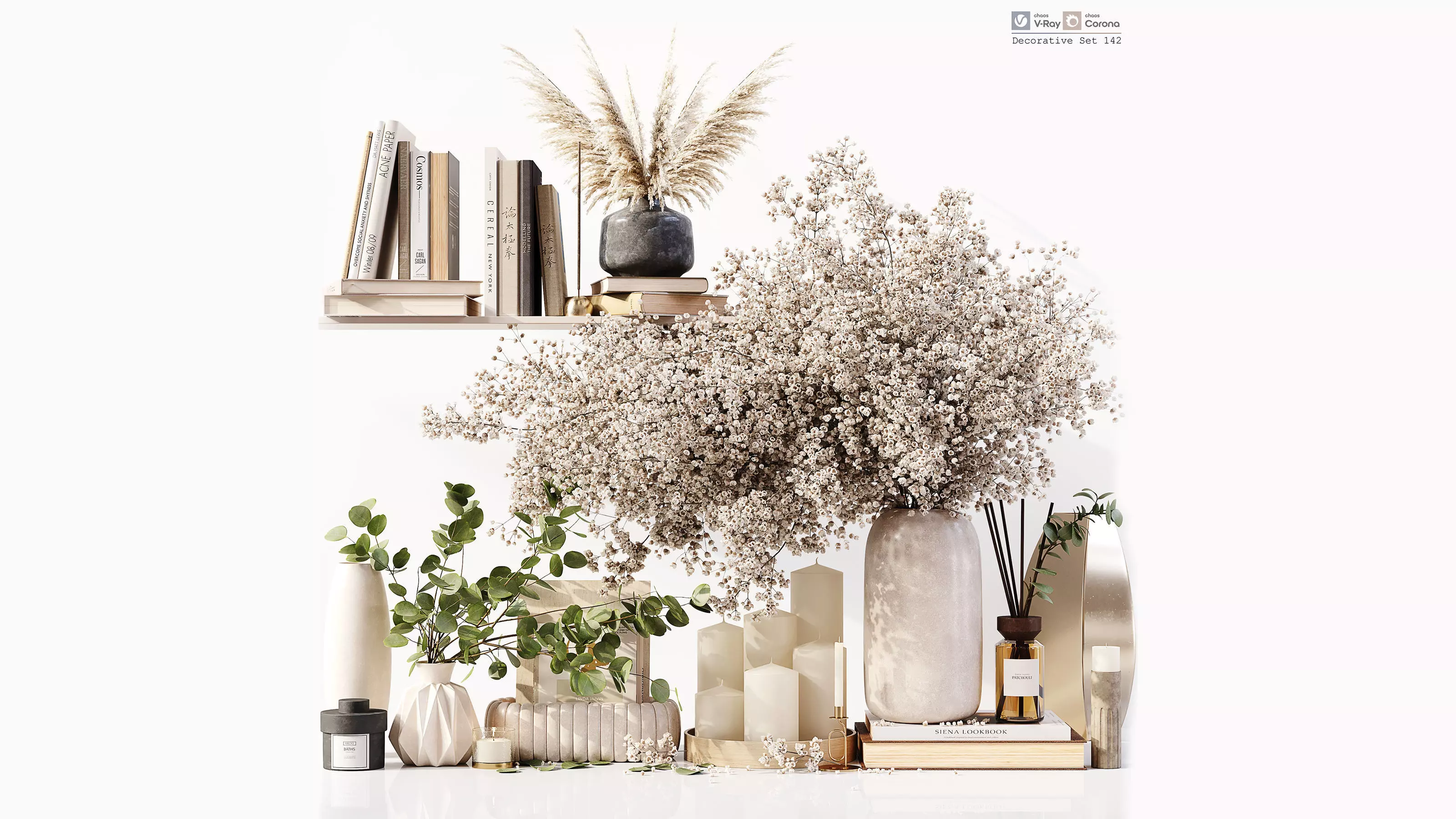 Decorative Set 142 3D model_0