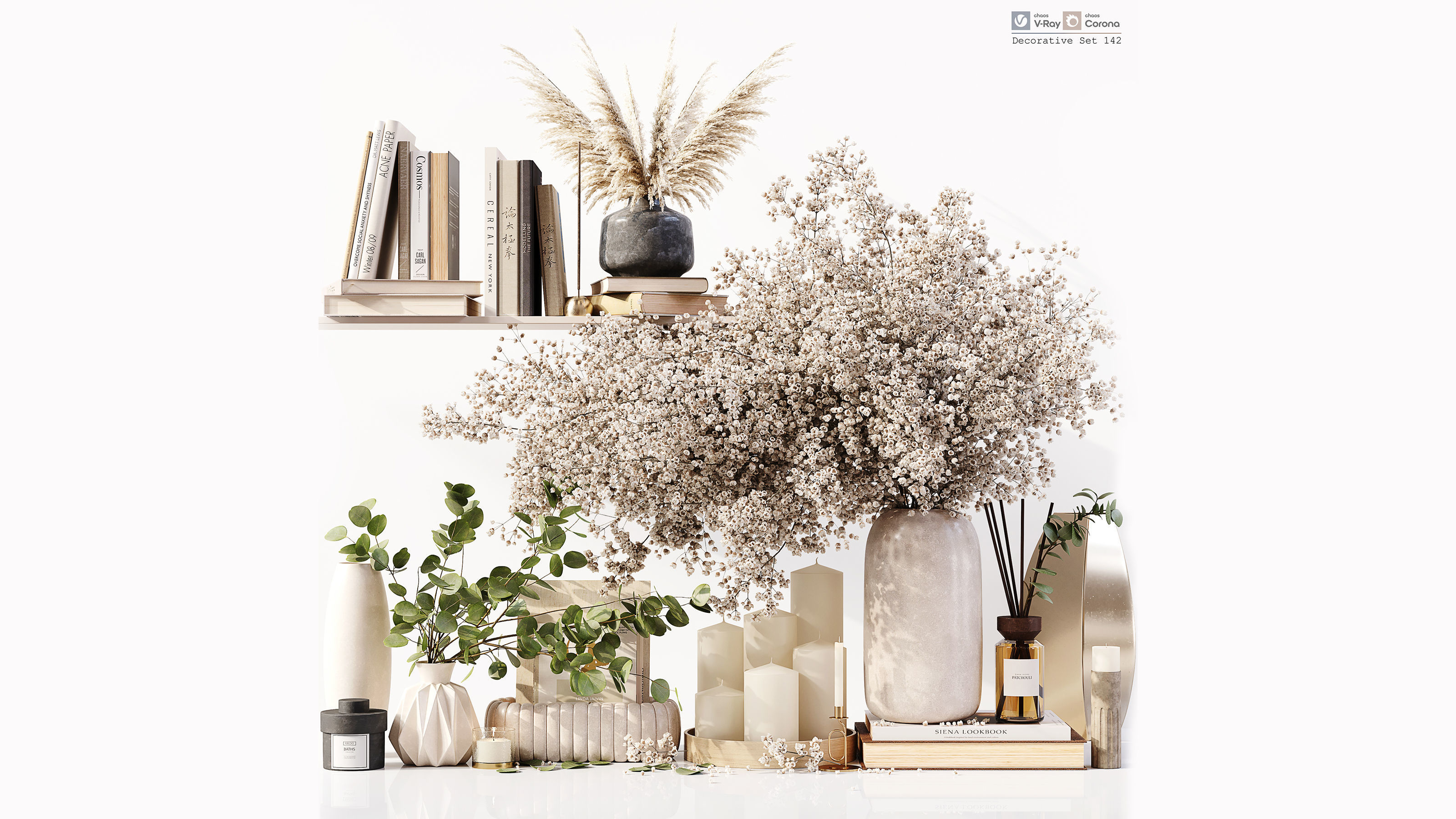 Decorative Set 142 3D model_7