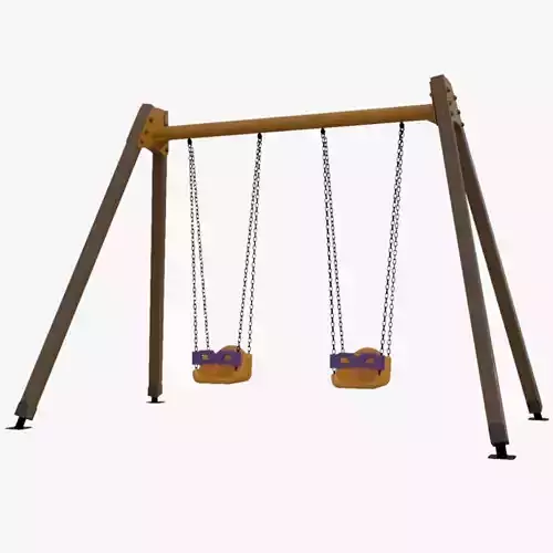 Playground Double Swing - 01