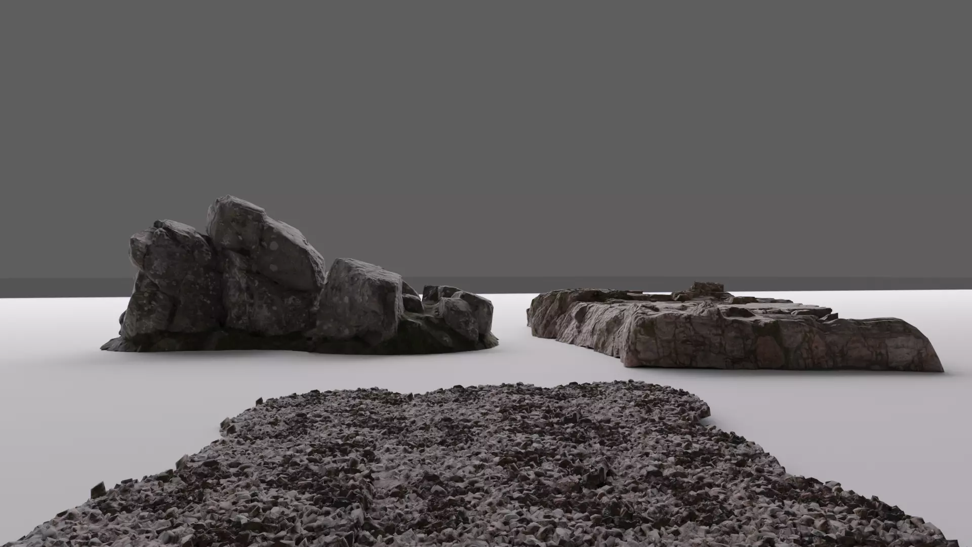 Beach Rocks Free 3D model