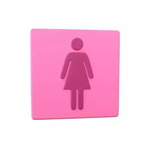 Girl Washroom Icon v1 002