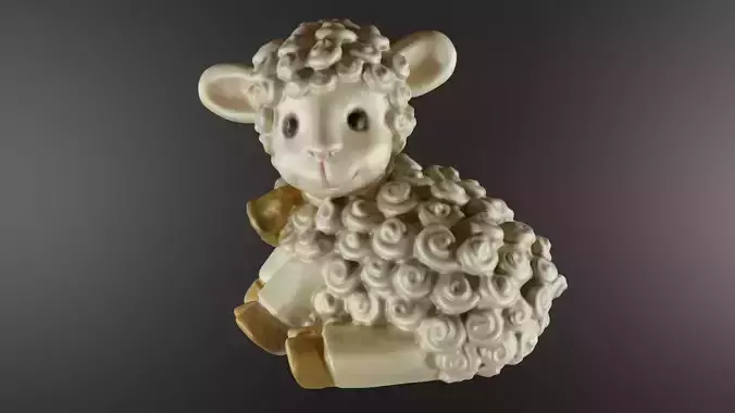 MOUTON ESCARGOT 3D print model