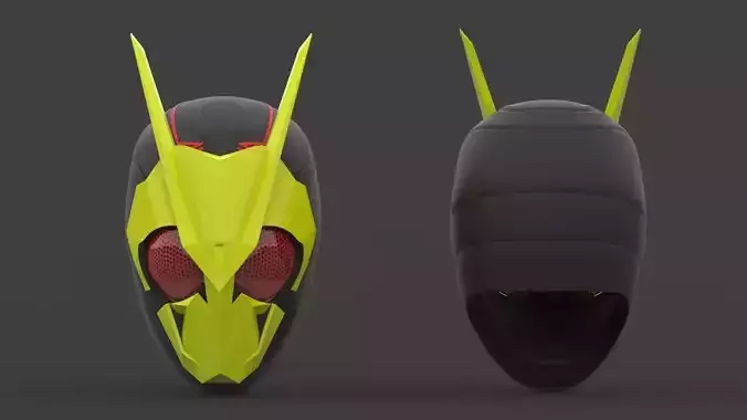 Kamen Rider Zero One Helmet 3D print model