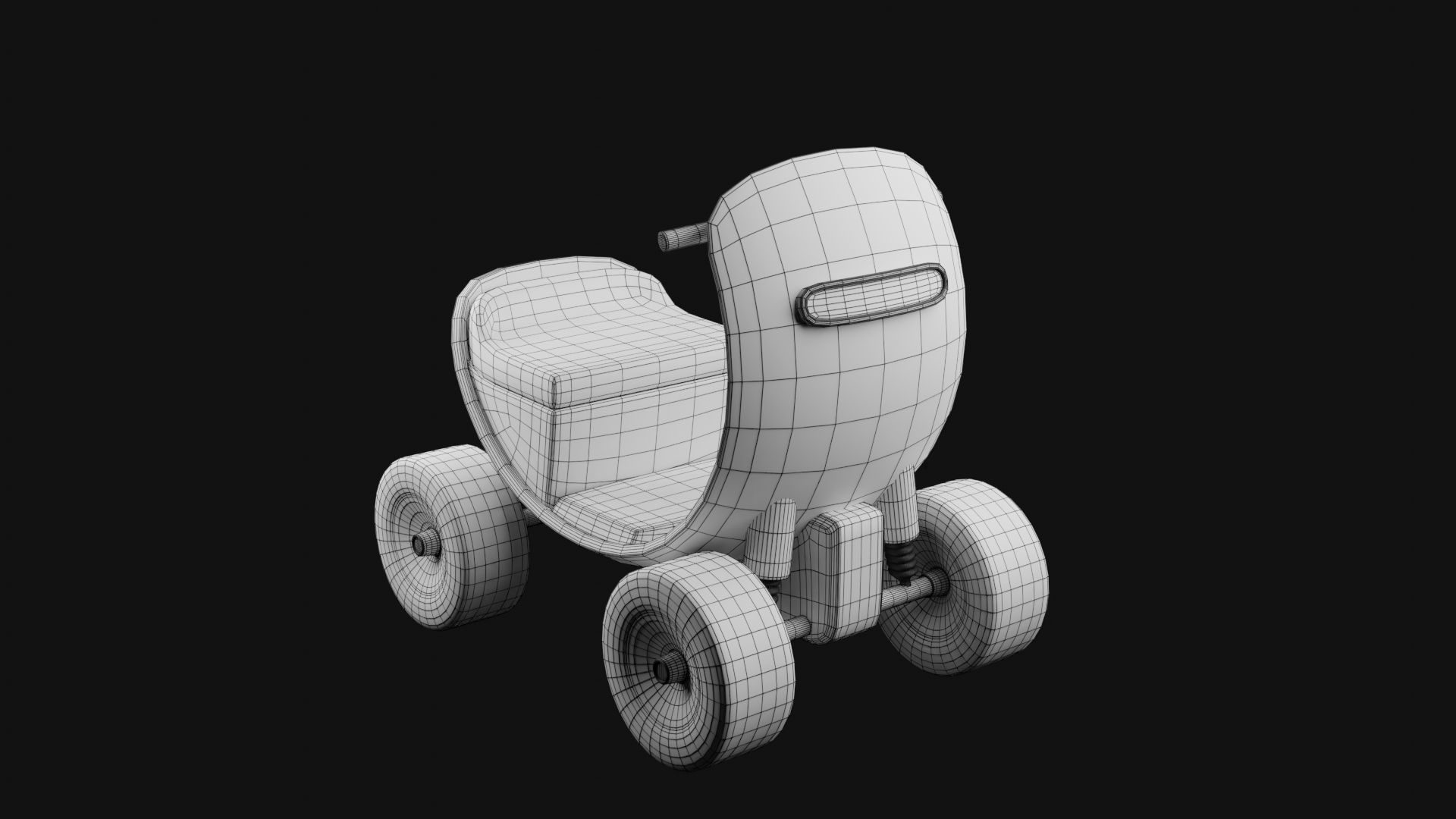 Electric Vehicle 3D print model_8
