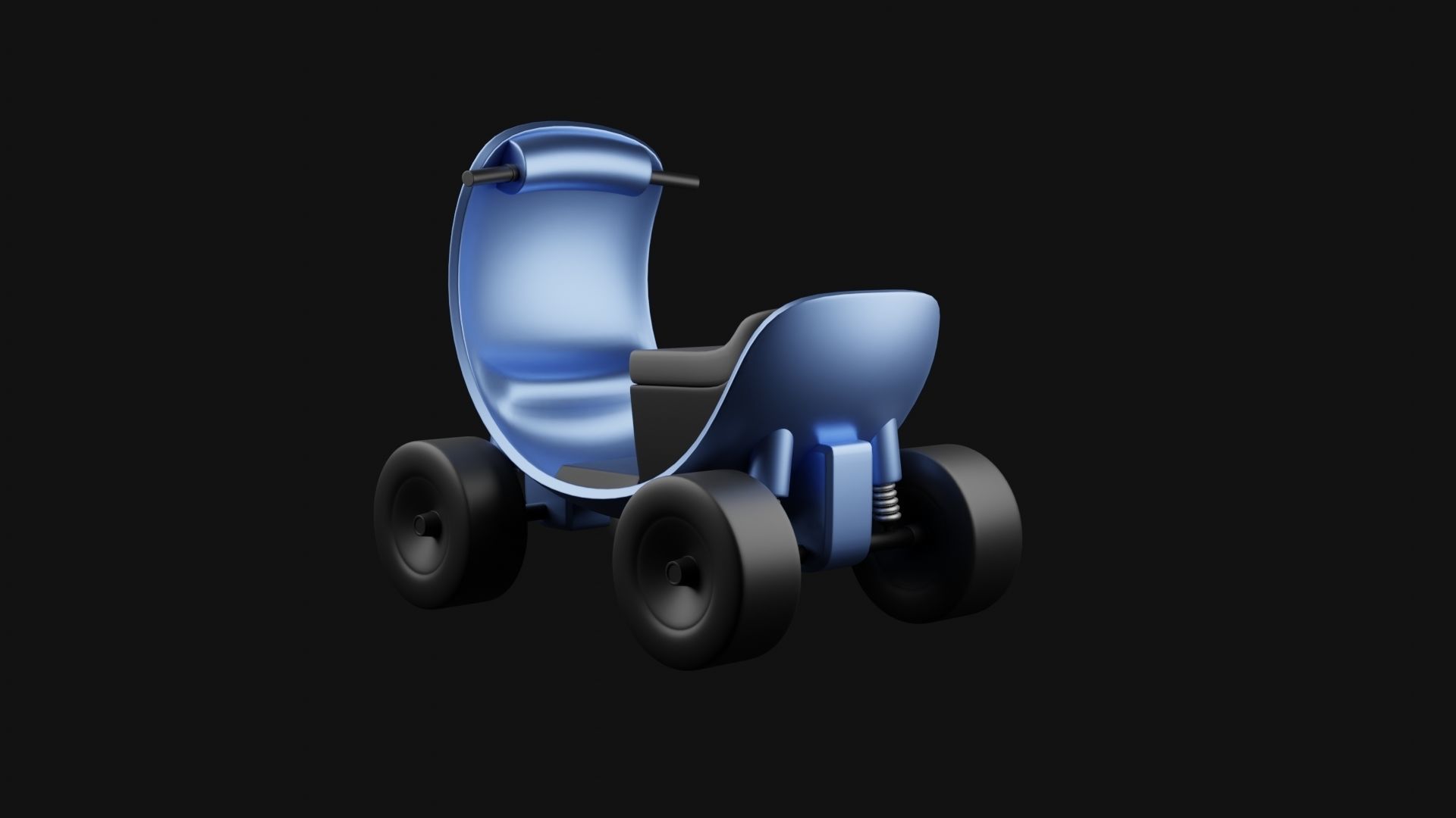 Electric Vehicle 3D print model_2