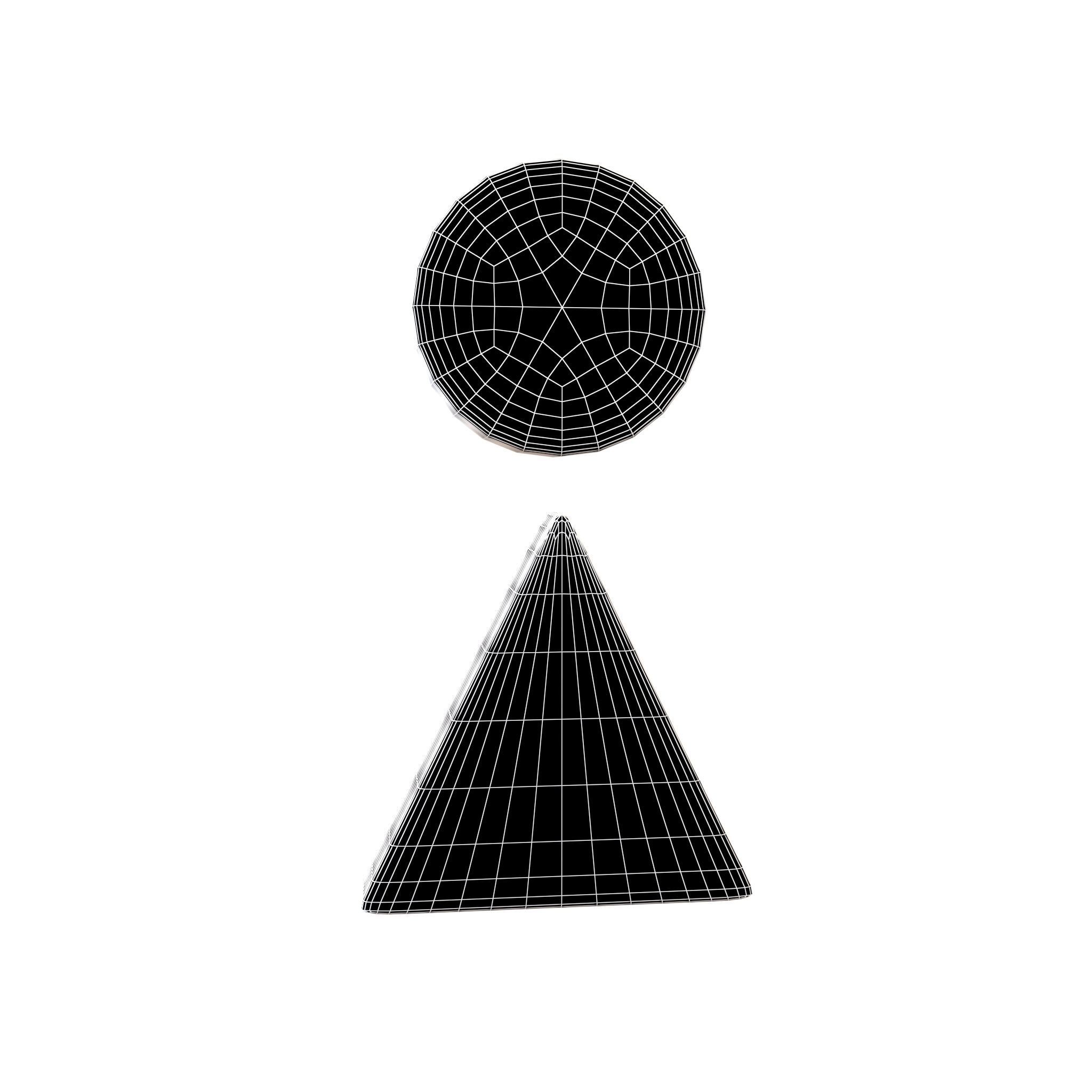 Girl Symbol v6 002 Low-poly 3D model_4