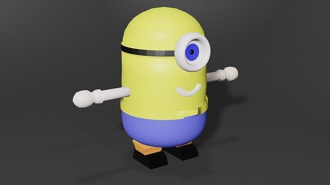 minions minion Low-poly 3D model