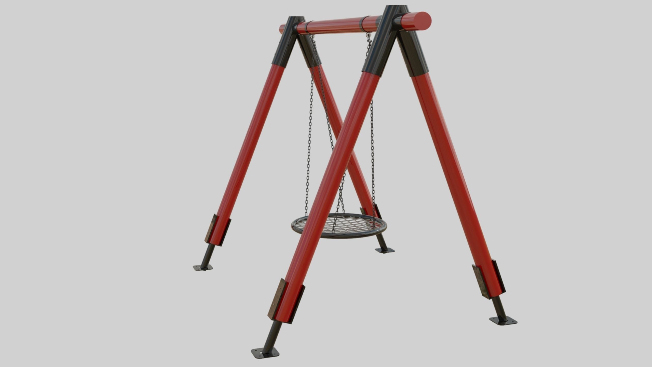 Playground Portal Swing - 01 3D model_12