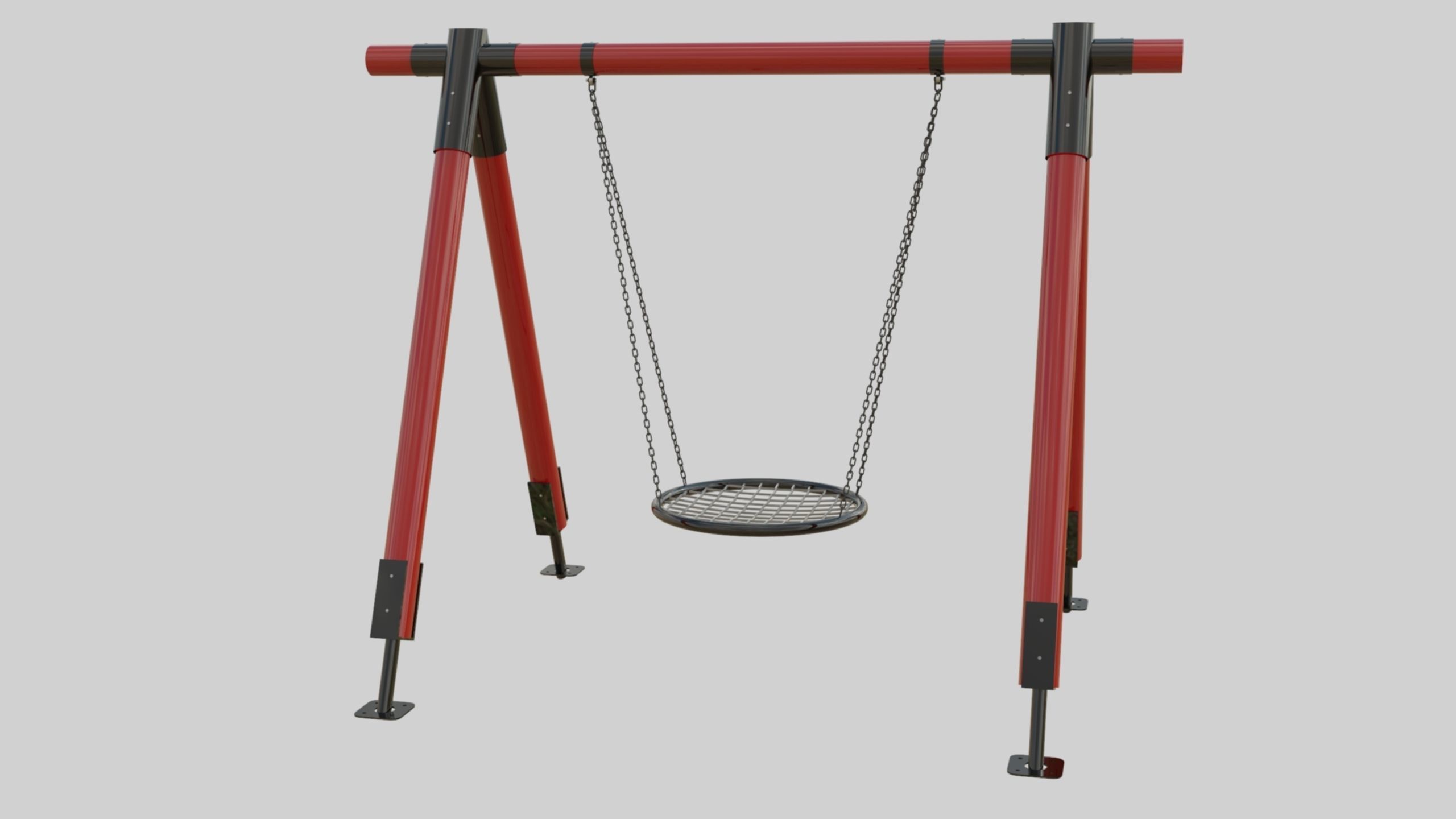 Playground Portal Swing - 01 3D model_17