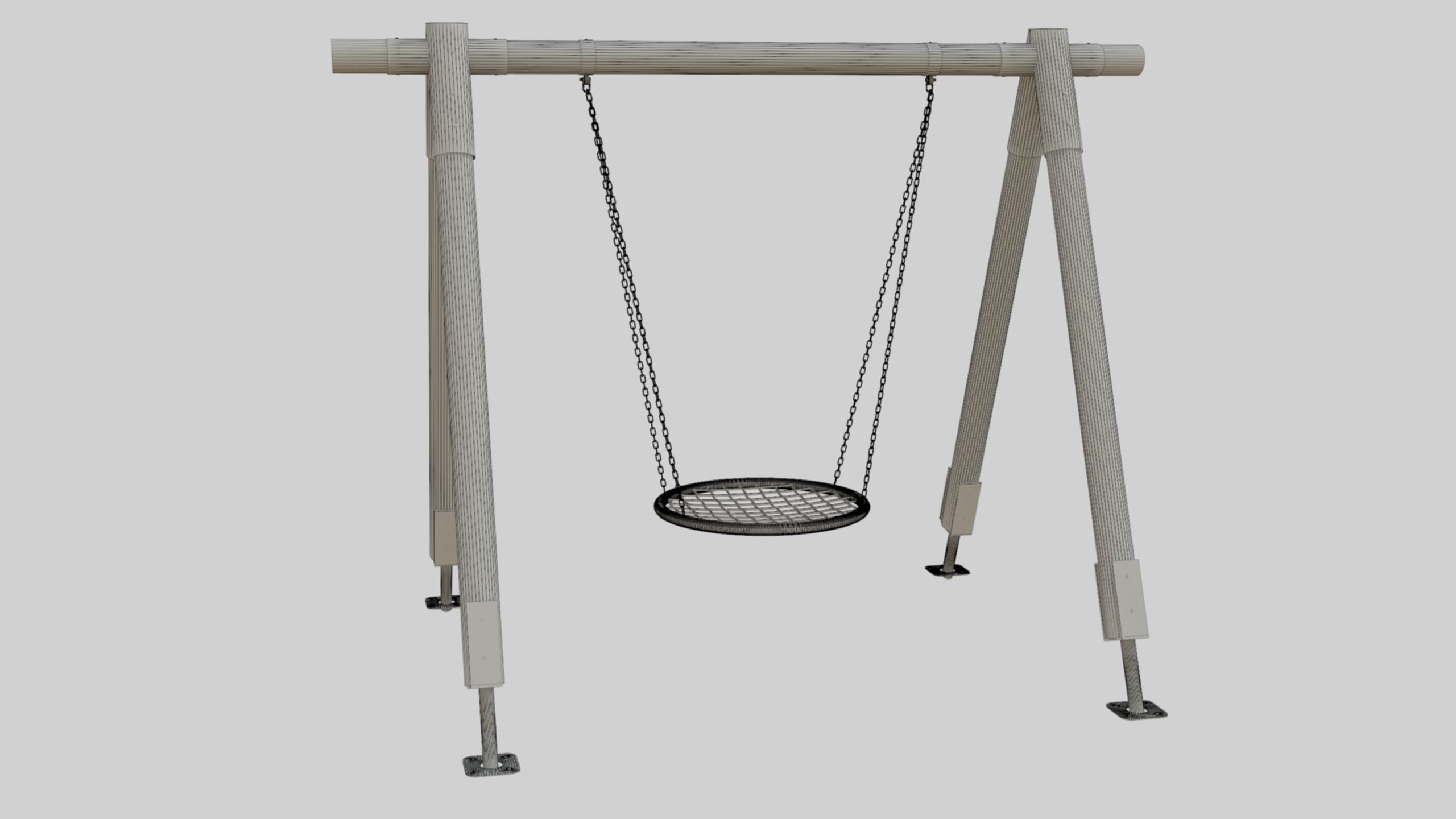 Playground Portal Swing - 01 3D model_45