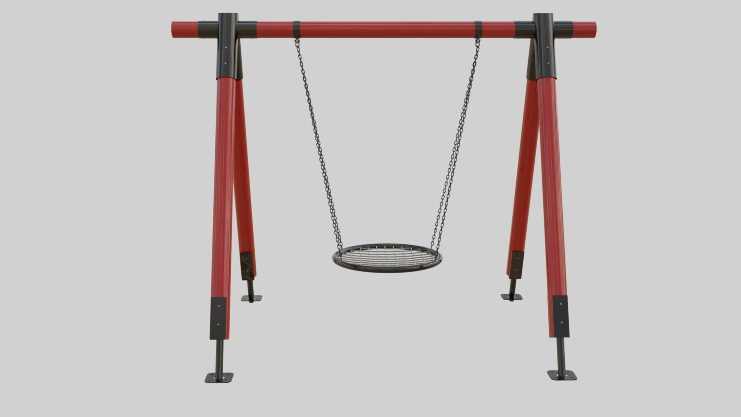Playground Portal Swing - 01 3D model_3