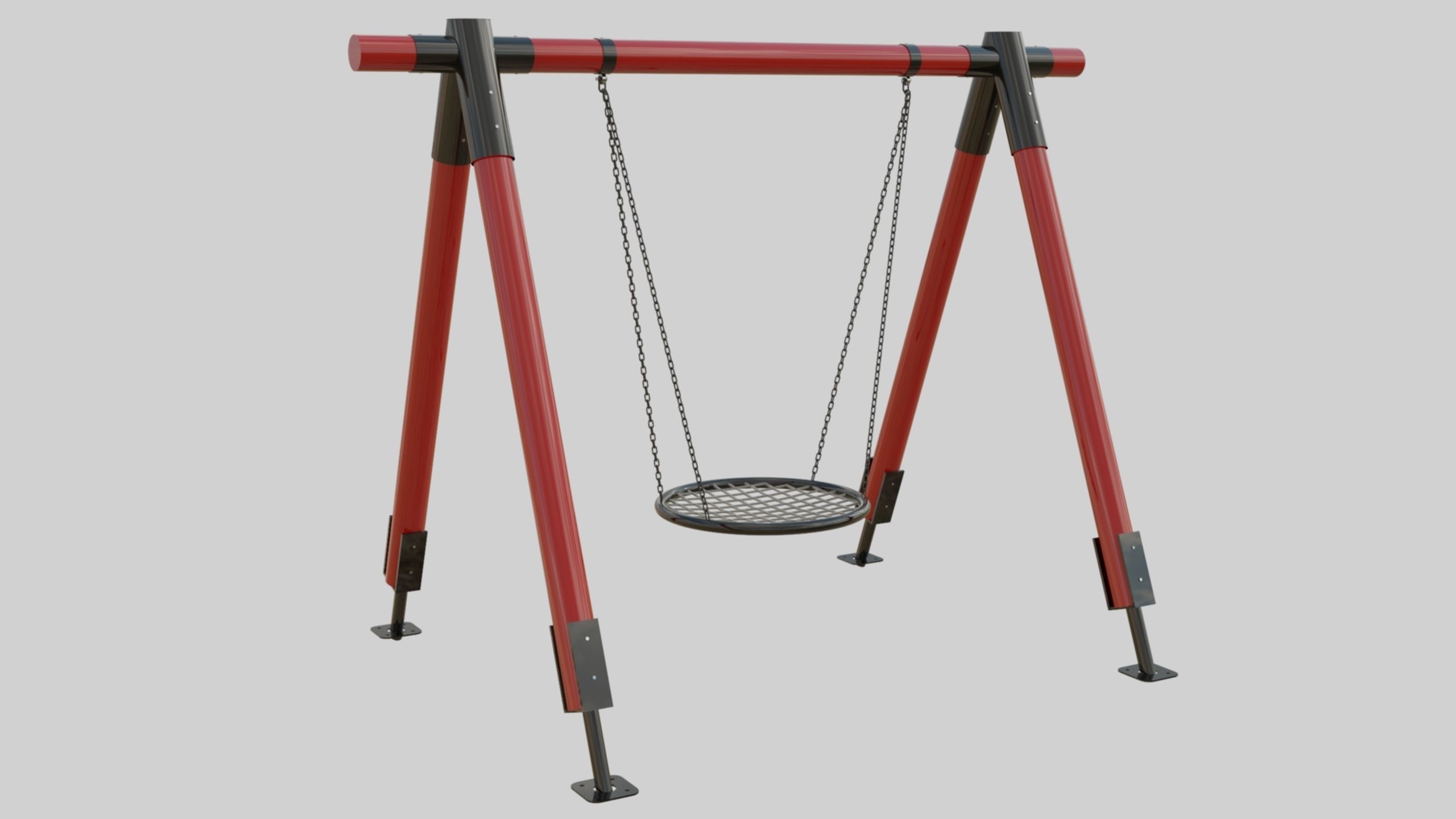 Playground Portal Swing - 01 3D model_23