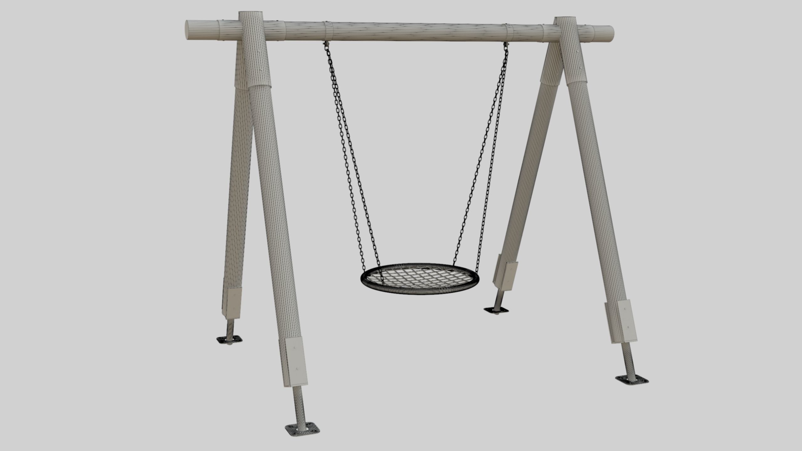 Playground Portal Swing - 01 3D model_46