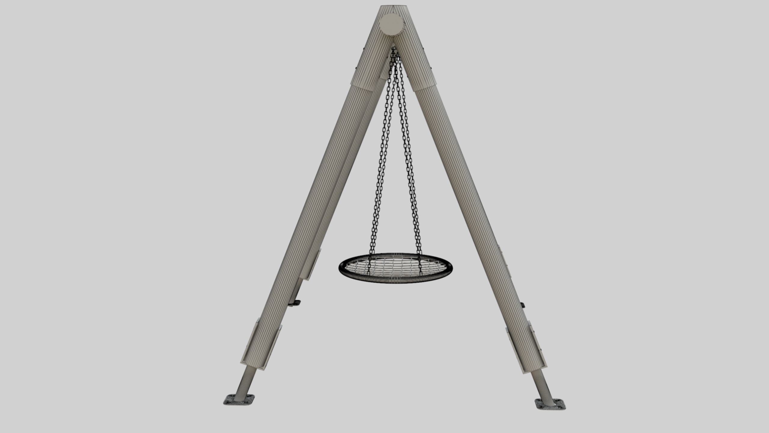 Playground Portal Swing - 01 3D model_33